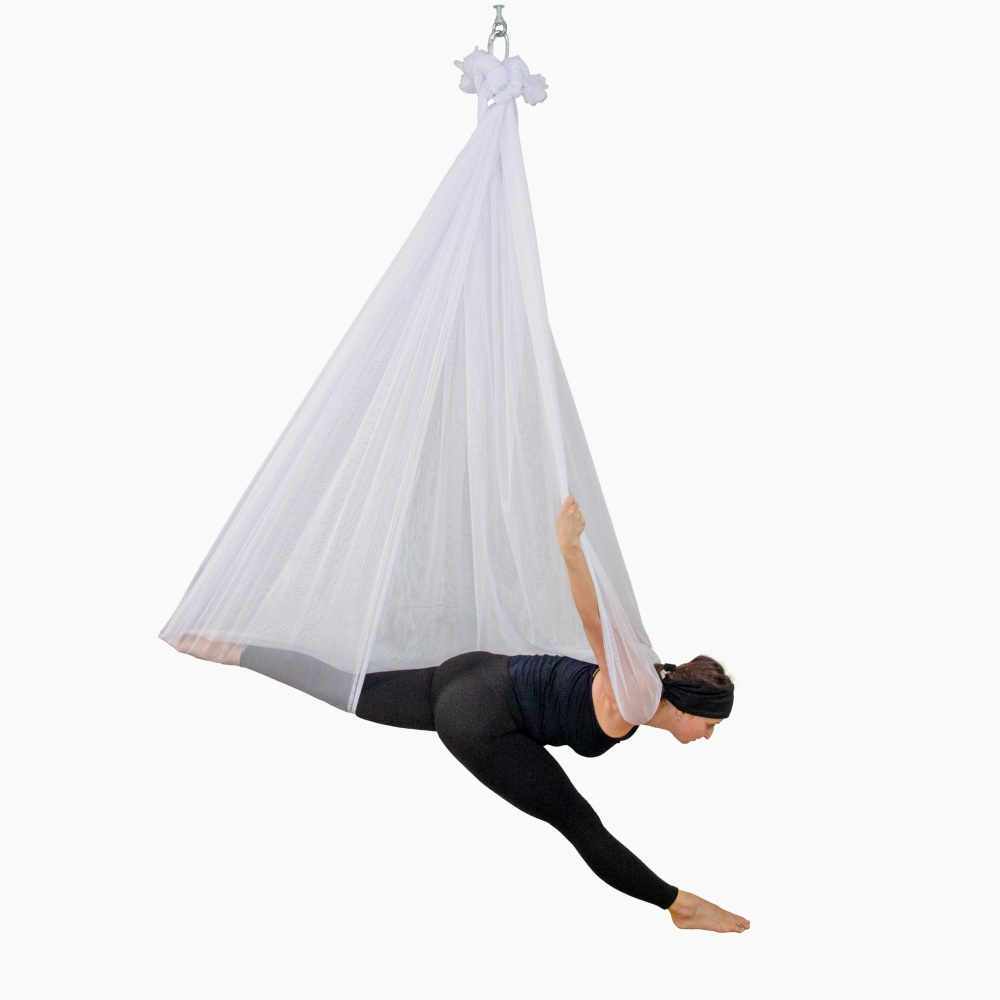 hamak biały przezroczysty