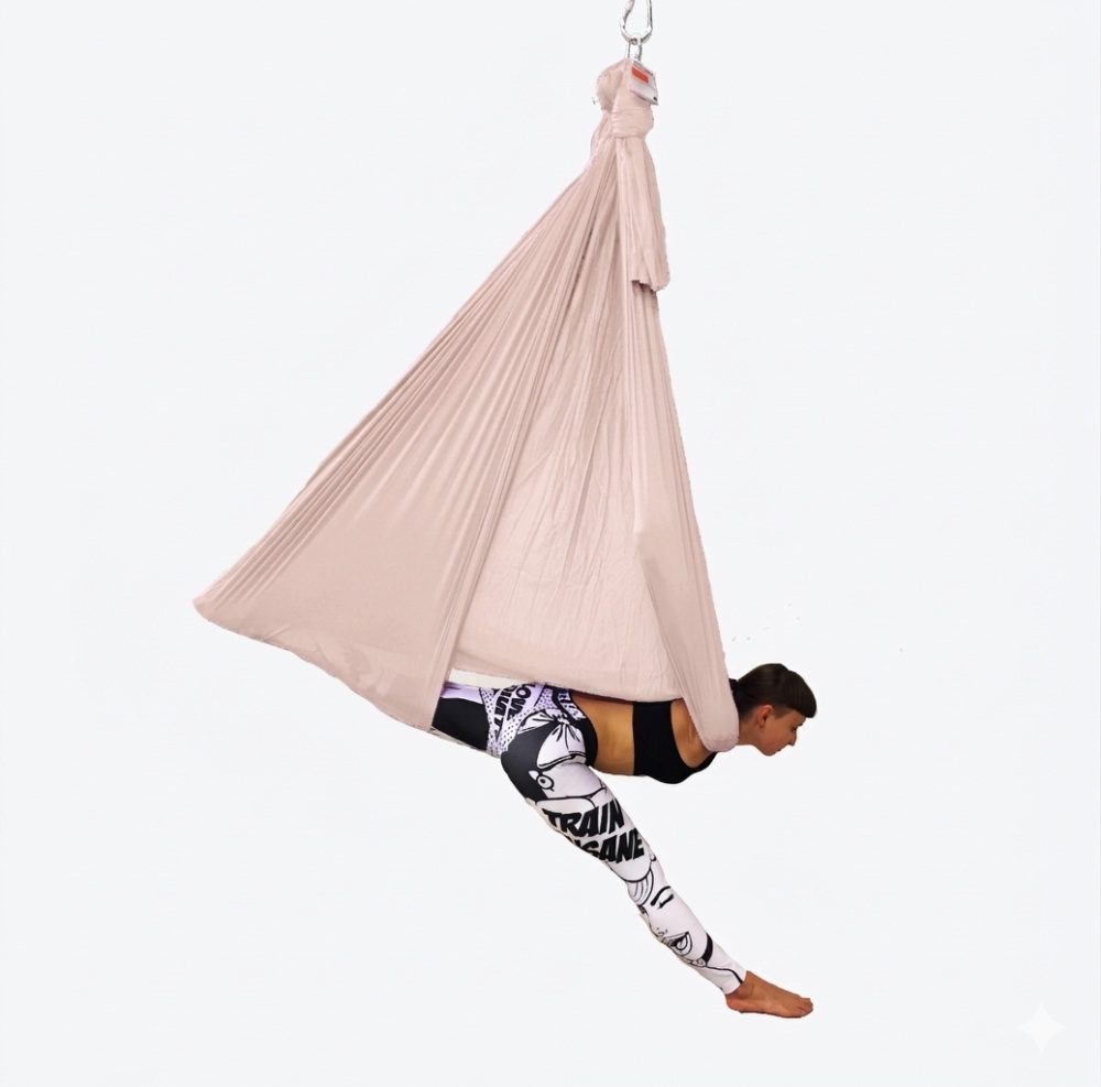 Hamak Aerial Joga – brudny róż