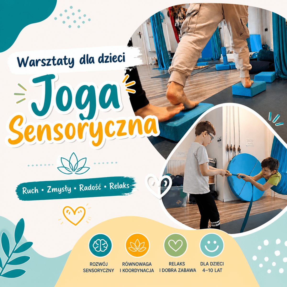 Joga sensoryczna. Warsztaty dla dzieci w wieku 7-12 lat